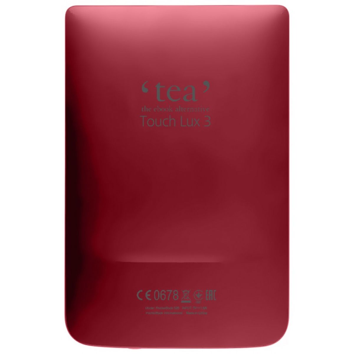 TEA Tablette liseuse Touch LUX 3 Rouge