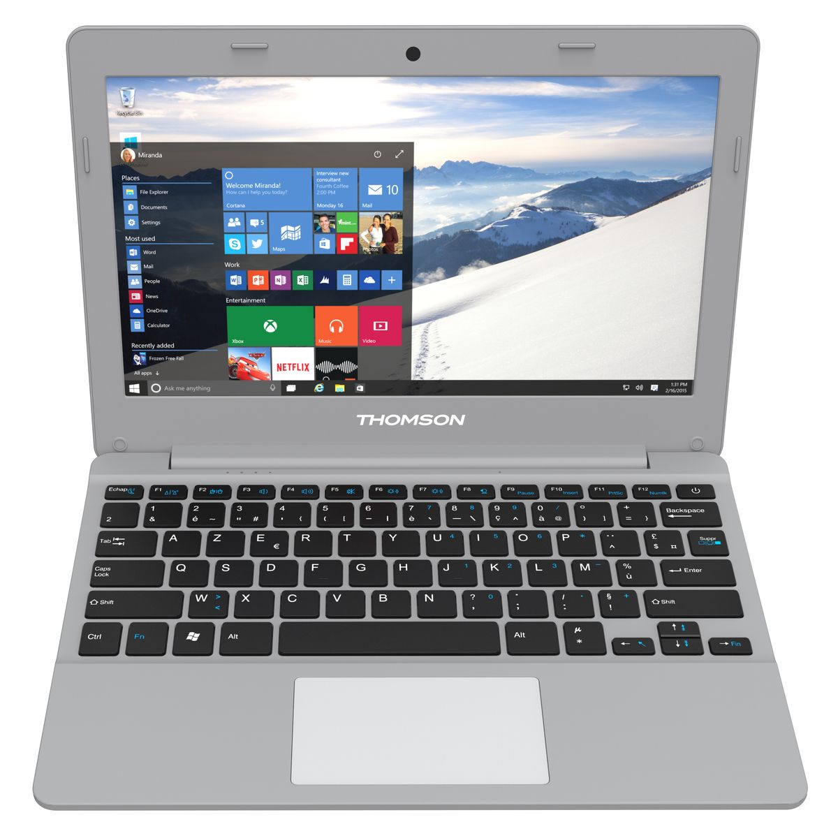 THOMSON Ordinateur portable Notebook THBK2-12.32CTW - 32 Go - Argent