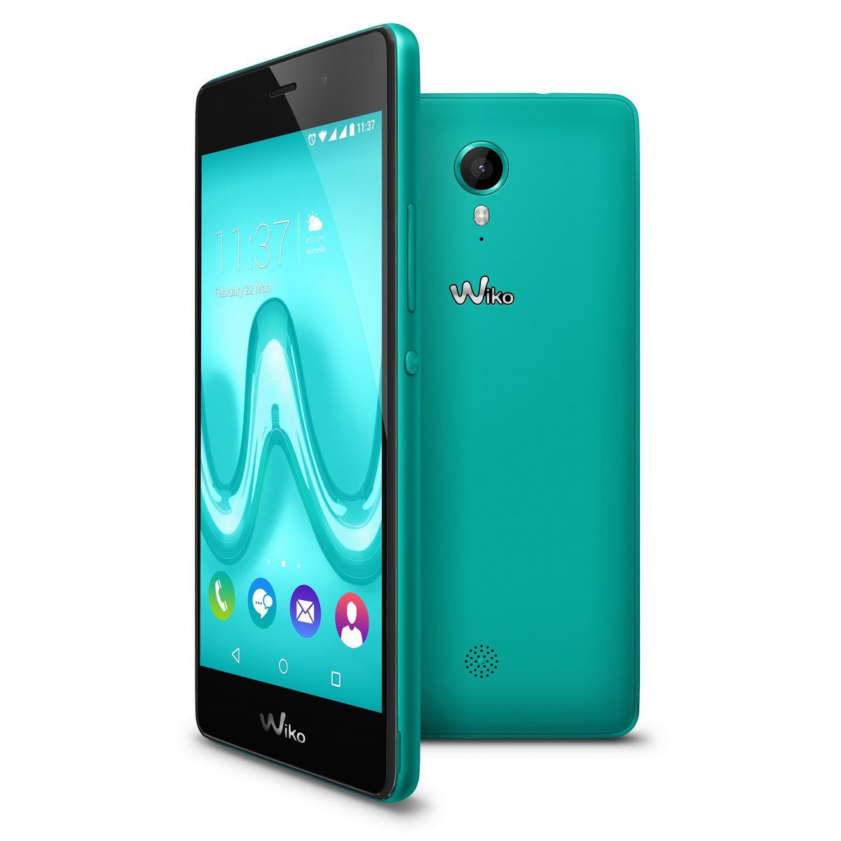WIKO Pack Smartphone + coque  + folio + verre trempés inclus TOMMY - Vert
