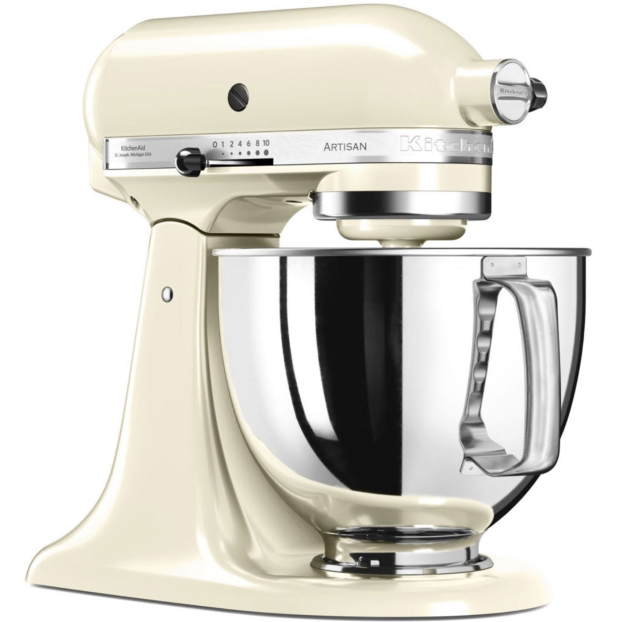Voir la diapositive 3 : KITCHENAID Robot pâtissier 5KSM125 L'Artisan crème