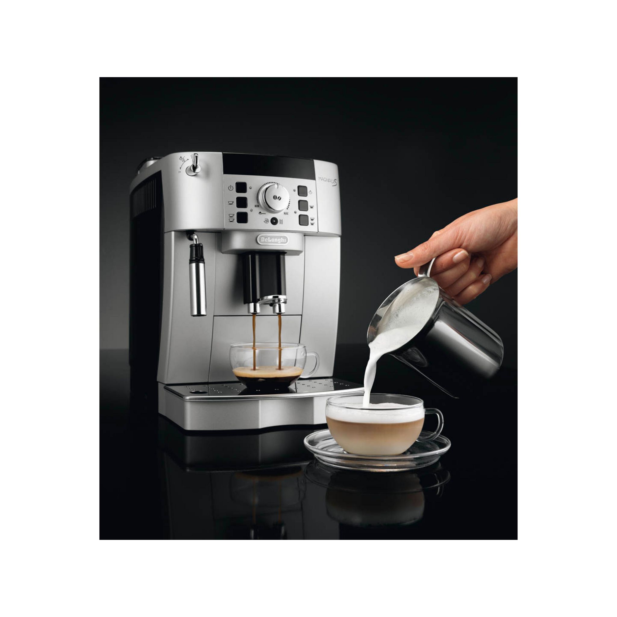 Voir la diapositive 6 : DELONGHI Expresso broyeur ECAM 22.110.SB Magnifica S