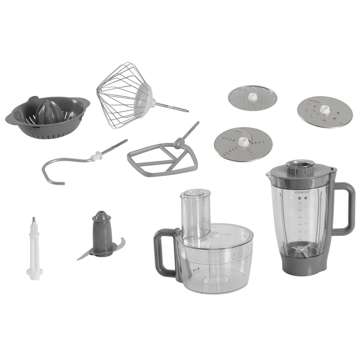 KENWOOD Robot pâtissier KM242 Prospero Blanc Bol Inox 4.3L Blender 1.8L 900W