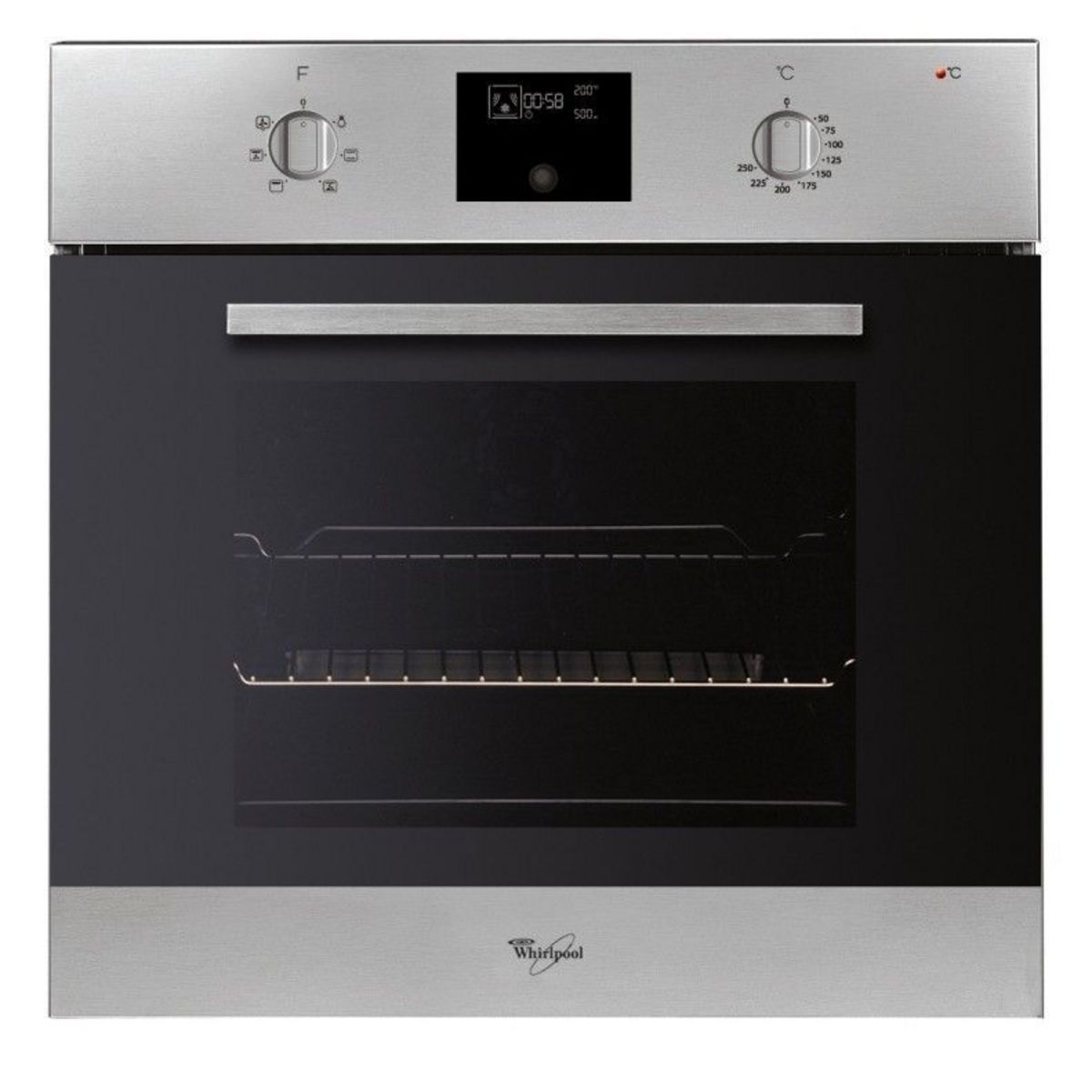WHIRLPOOL Four encastrable AKZ476IX, 65 L, Multifonction, Chaleur tournante, Nettoyage pyrolyse