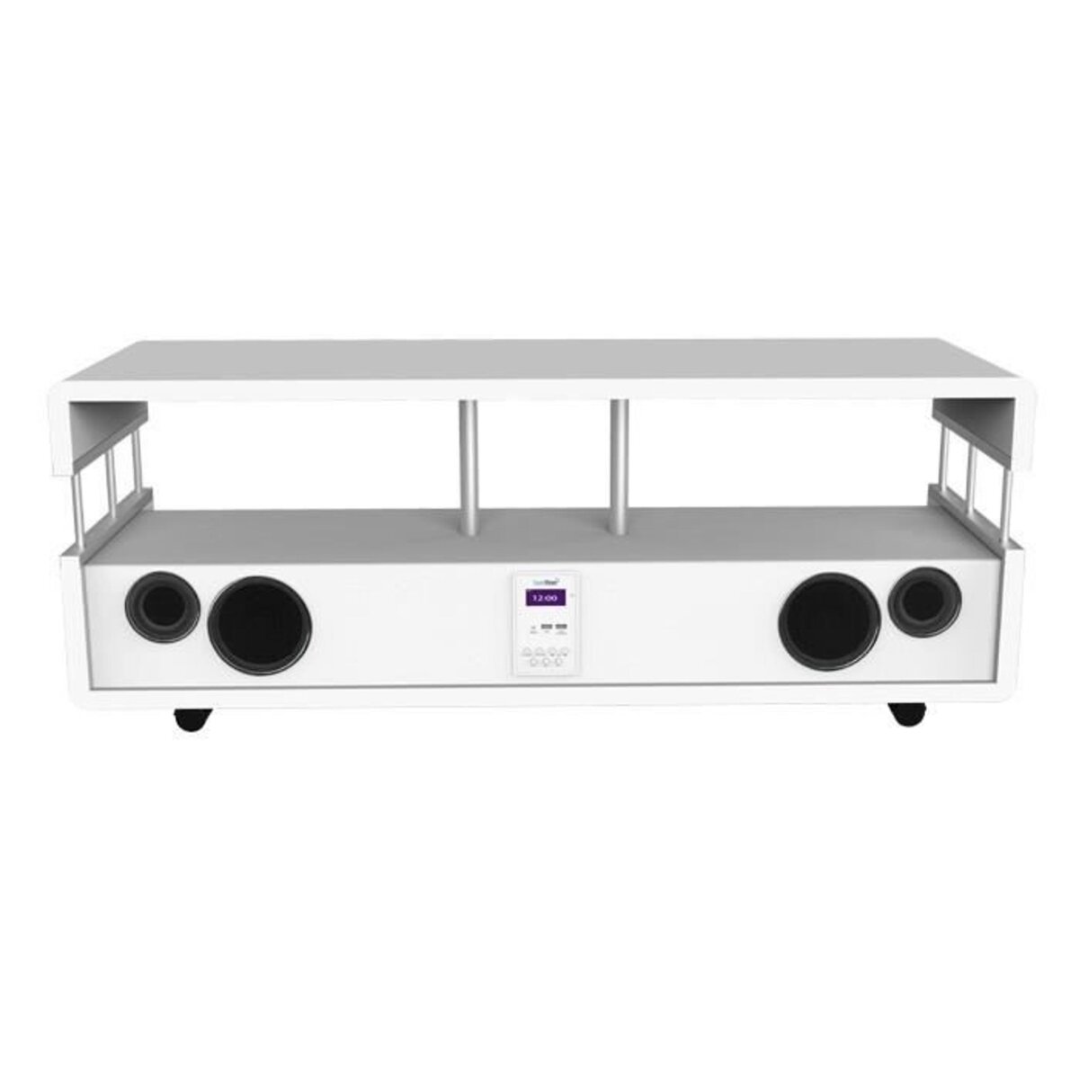 SOUNDVISIO SoundStand20B - Blanc - Meuble TV amplifié