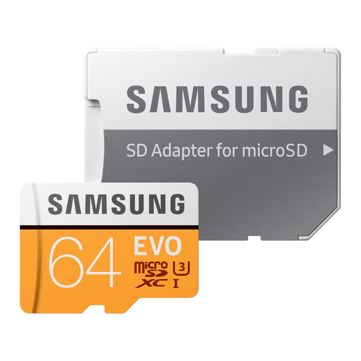 SAMSUNG Carte micro SD 64G EVO ADAPT