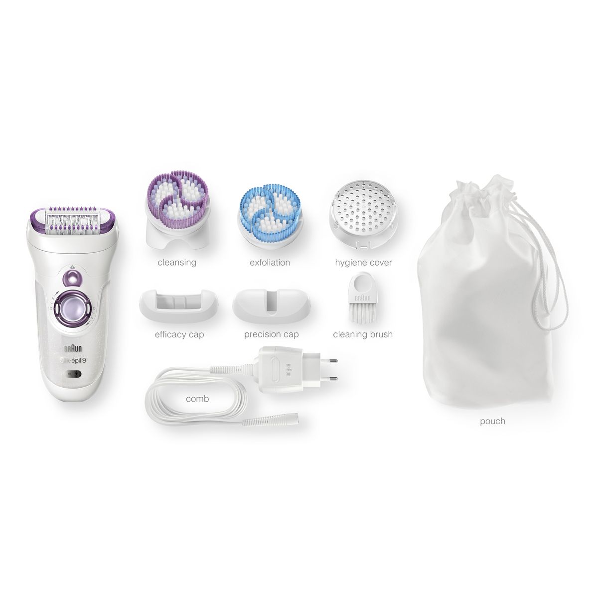 BRAUN Epilateur SE9941 Silk-épil 9 SkinSpa