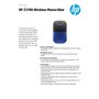 HP Souris sans fil Z3700 - Bleu