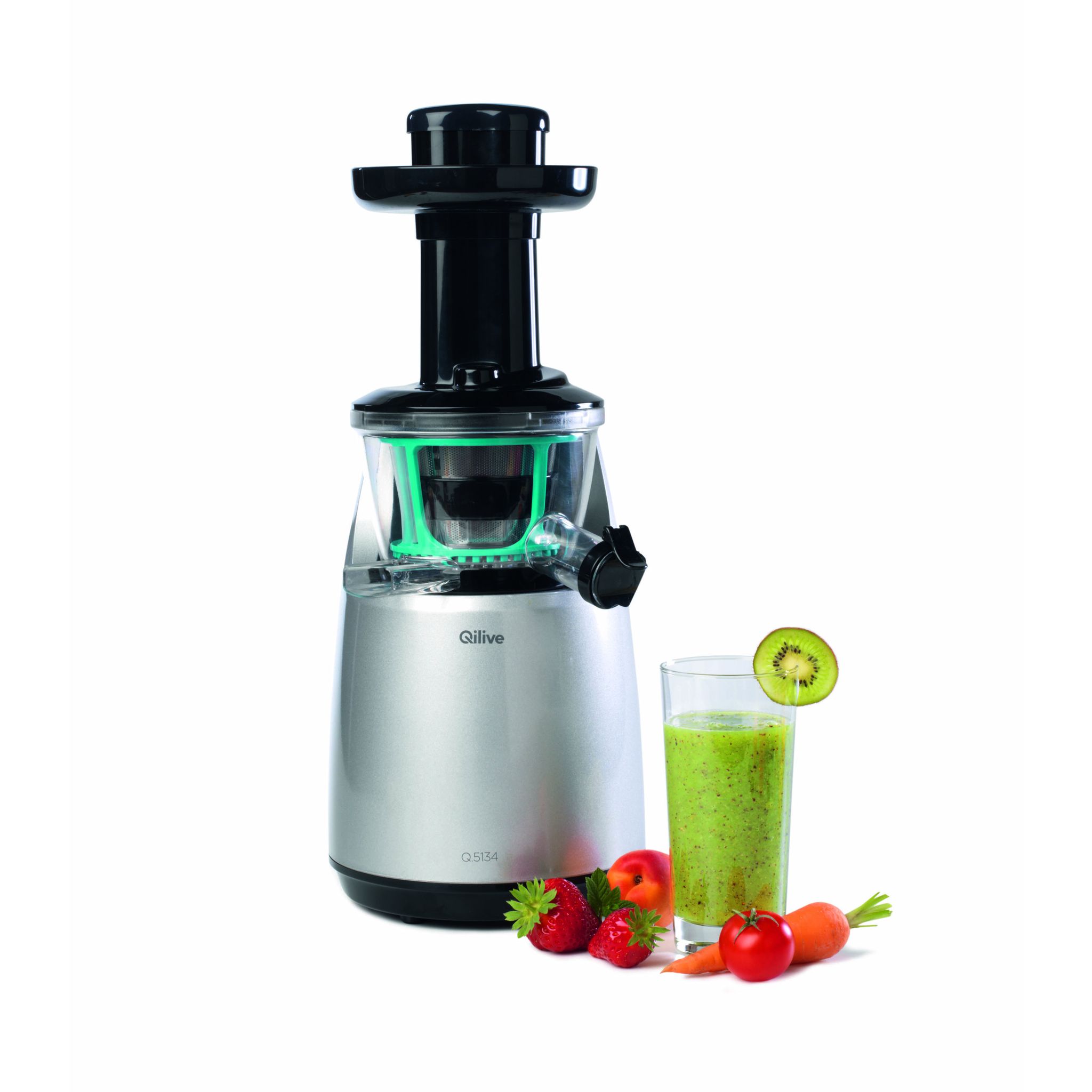 Voir la diapositive 1 : QILIVE Extracteur de jus AJE328