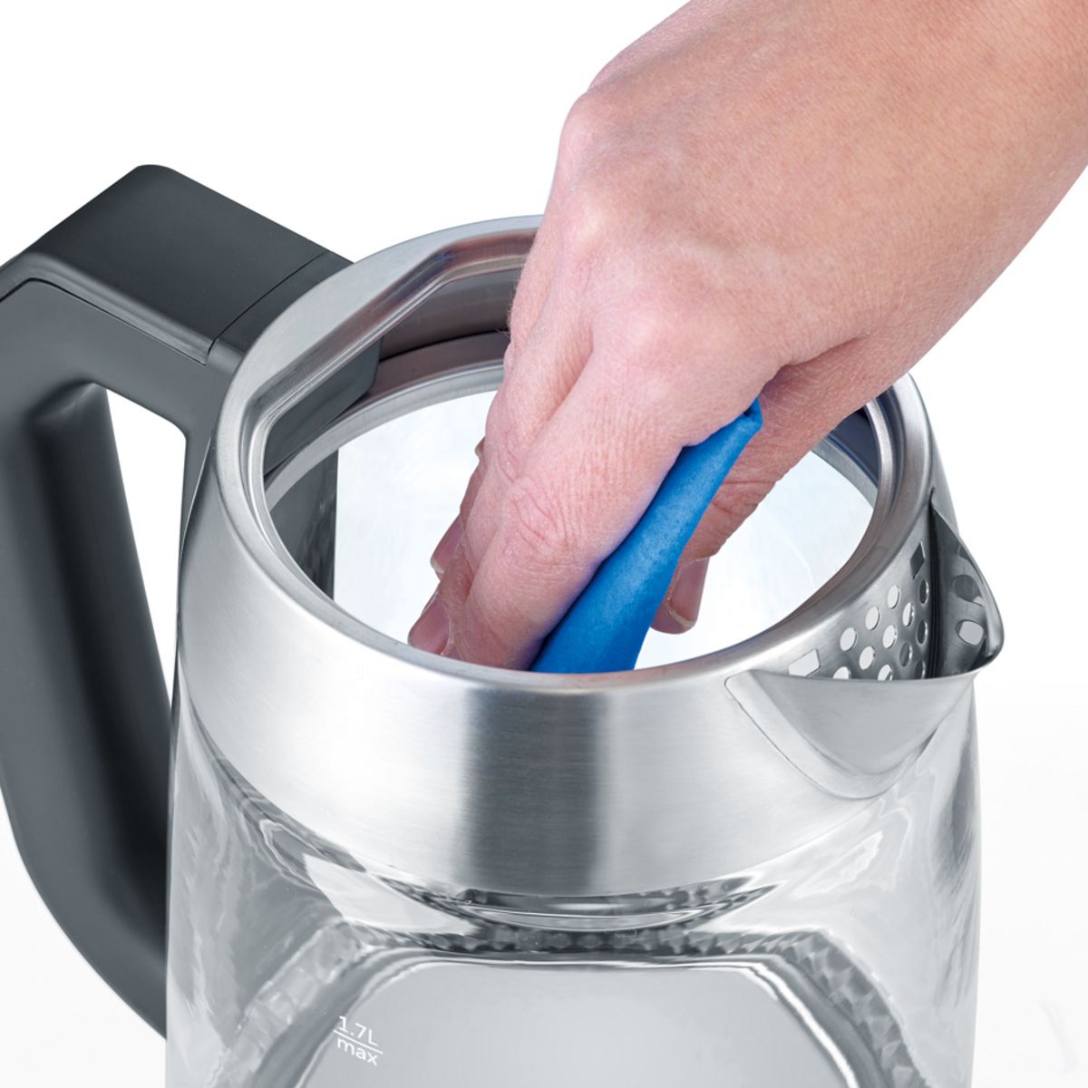 SEVERIN Bouilloire deluxe 2 en 1 eau et thé en inox WK3479