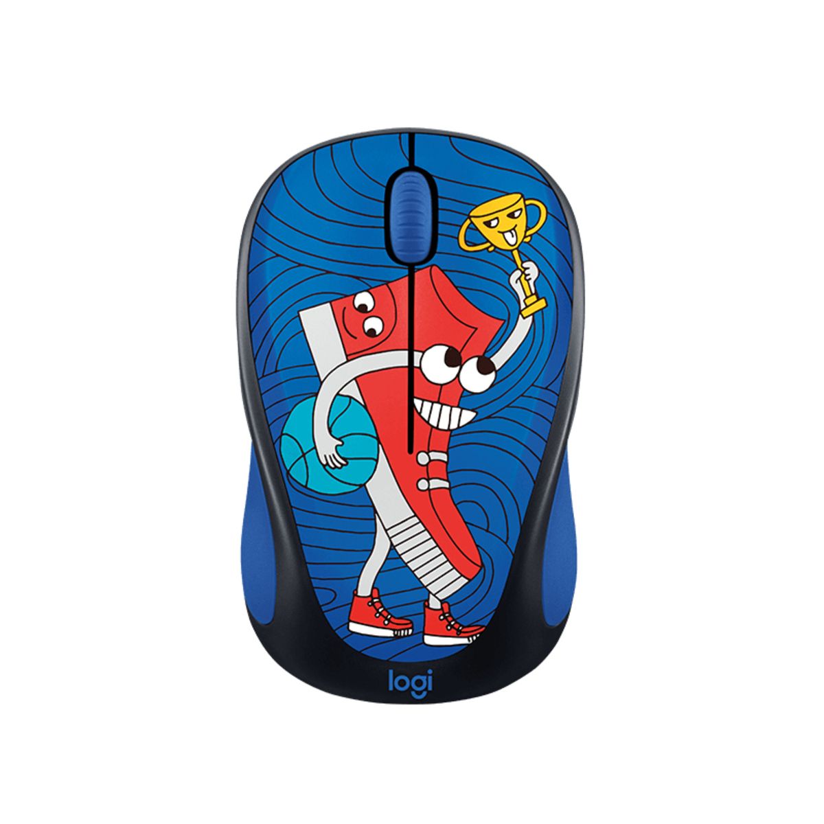 LOGITECH Souris sans fil Doodle M238 Sneaker Head