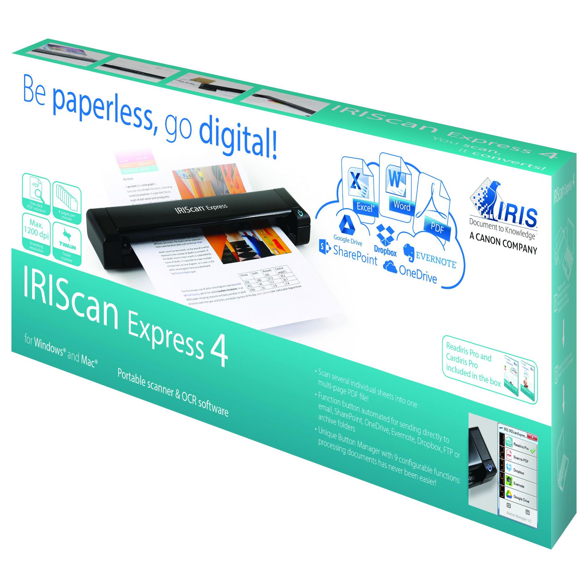 Voir la diapositive 7 : IRIS Scanner IRIScan Express 4