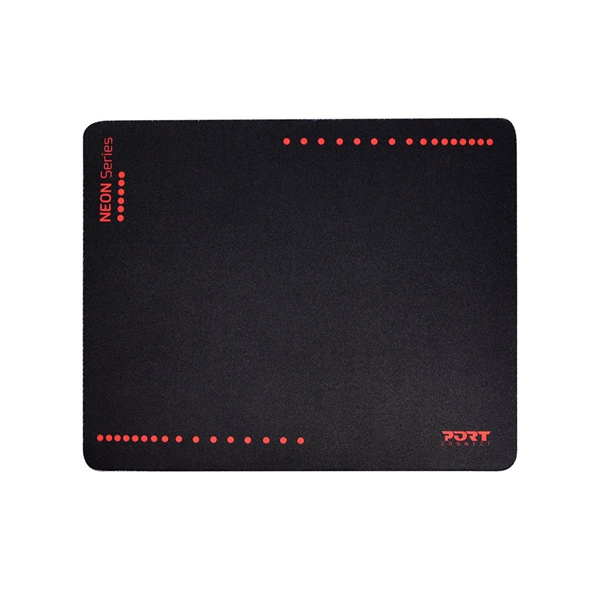 PORT Souris sans fil Neon Rouge + Tapis de souris