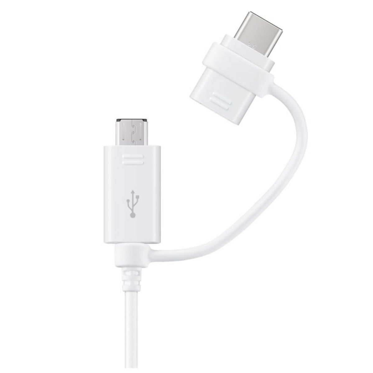 SAMSUNG Cable USB A Micro-USB C - Blanc