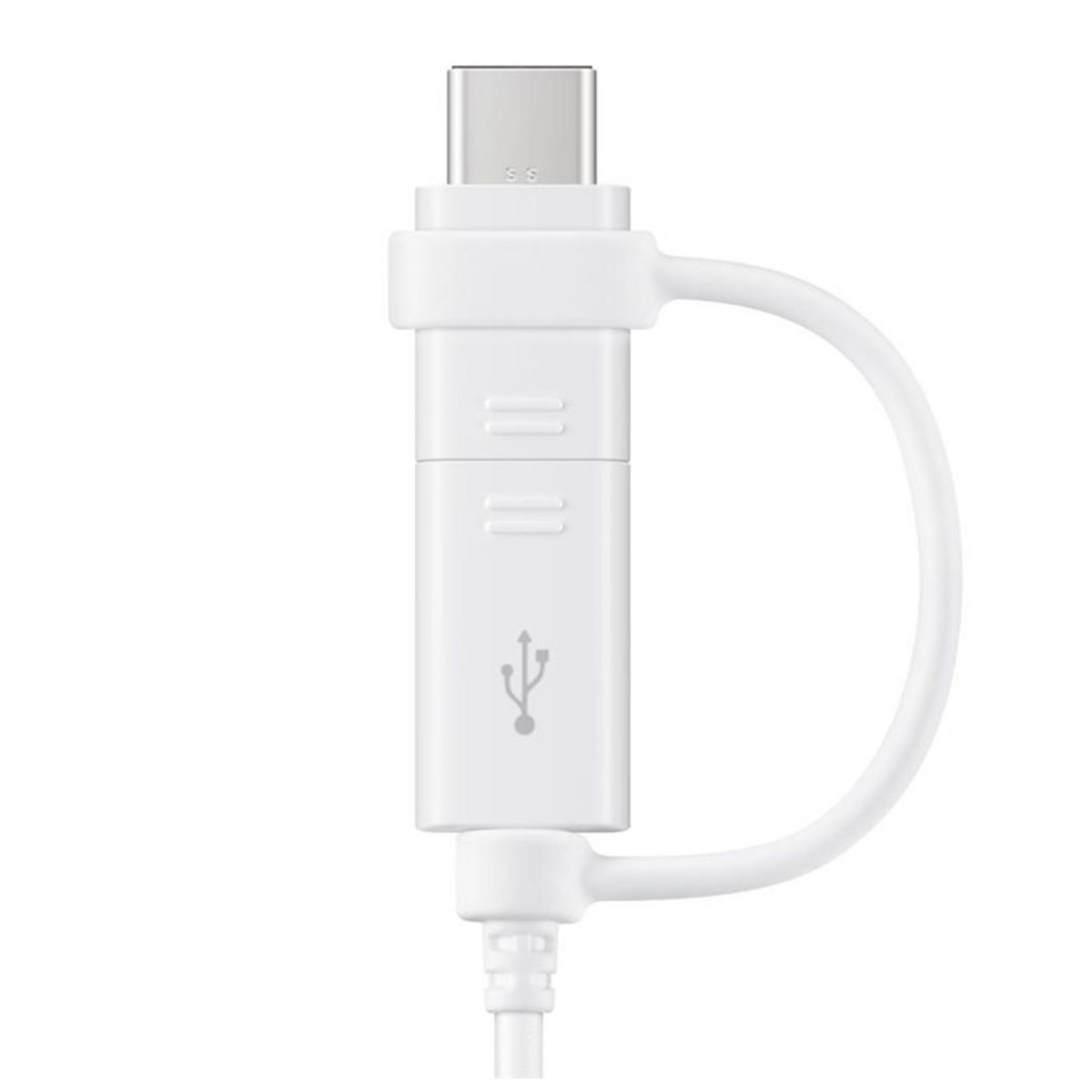 SAMSUNG Cable USB A Micro-USB C - Blanc