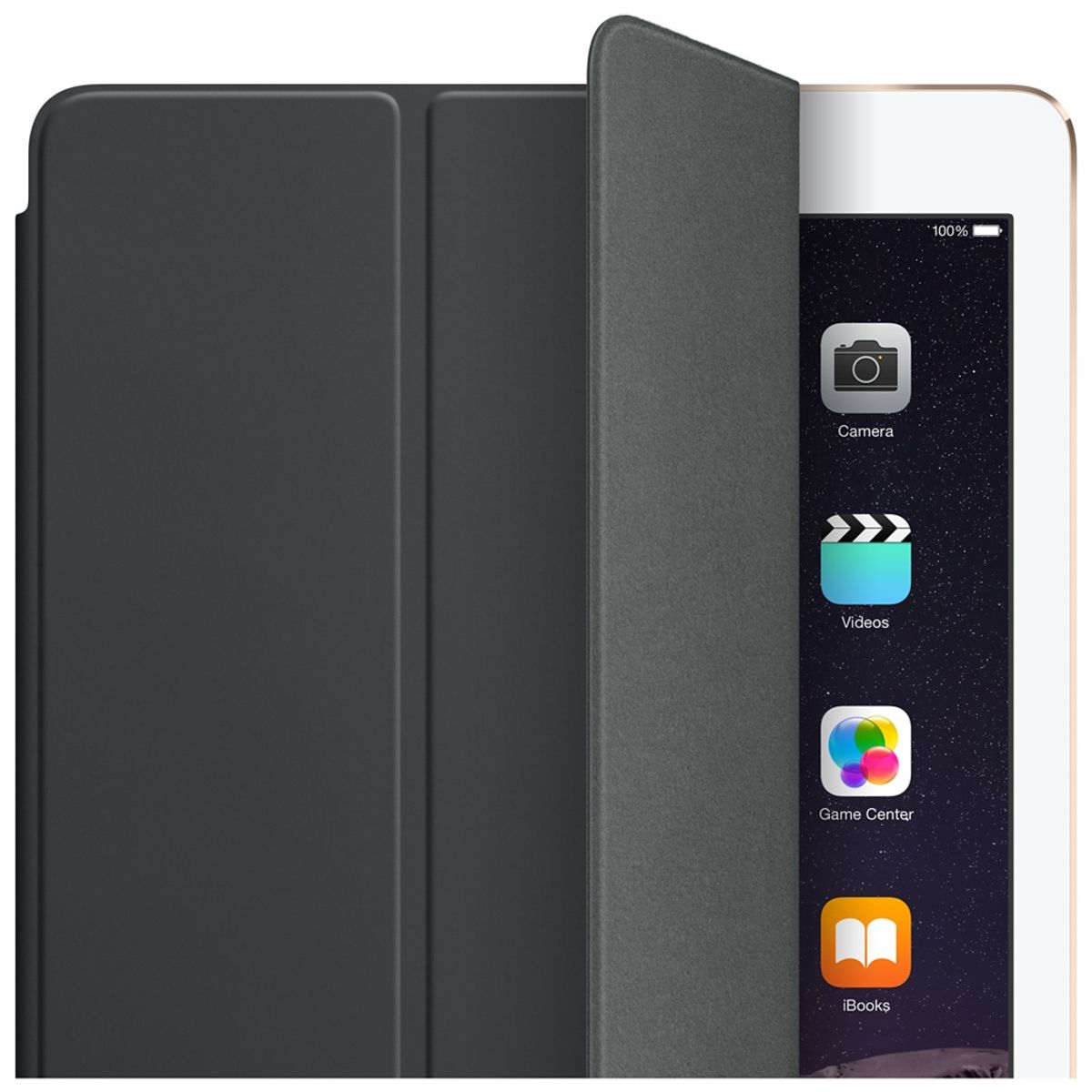 APPLE housse pour tablette Smart Cover noir pour iPad Air 2