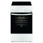 Voir la diapositive 1 : FAURE Cuisinière vitrocéramique FCV540GCWA, 50 cm, 4 foyers, four à convection naturelle