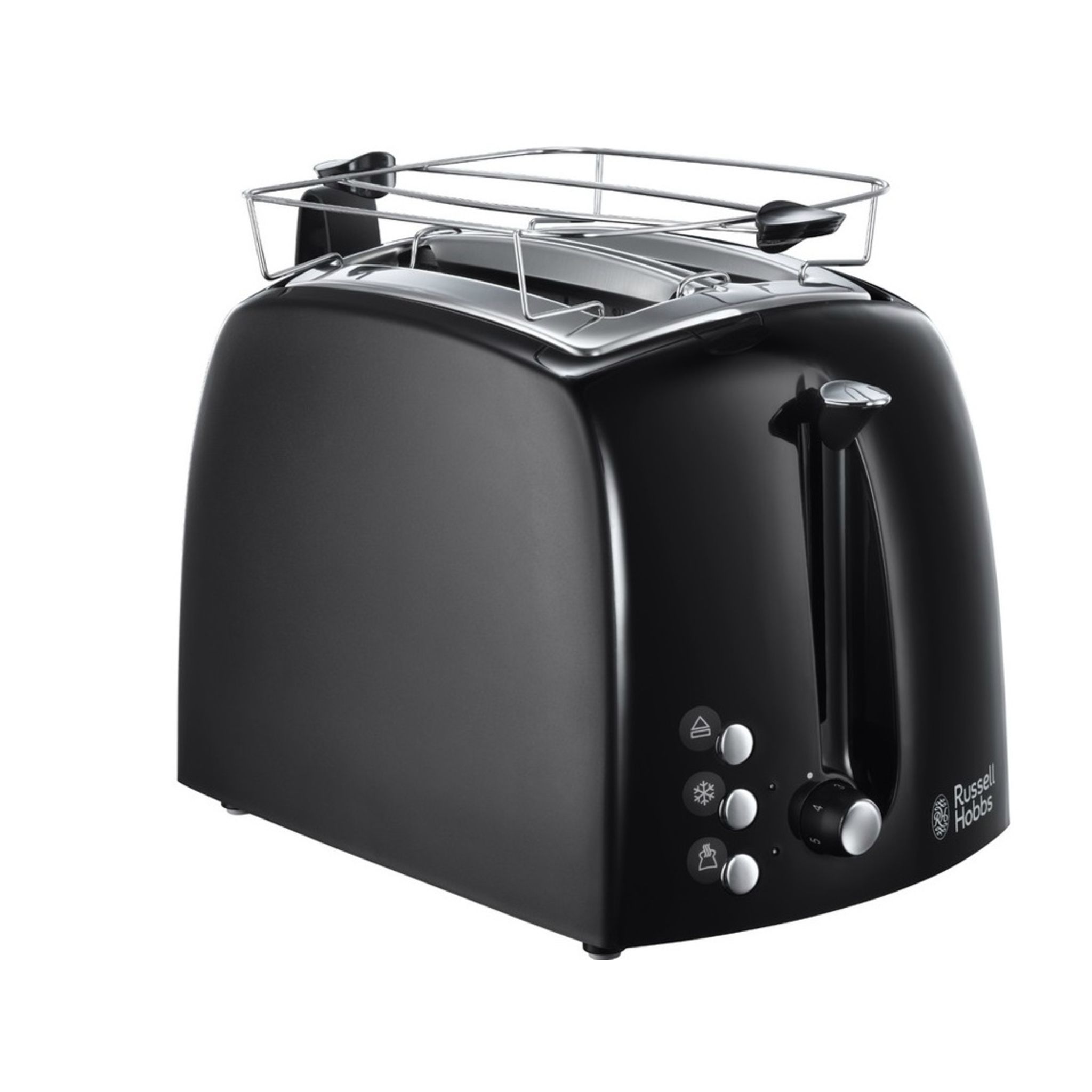 Voir la diapositive 2 : RUSSELL HOBBS Grille pain 22601-56 Textures Plus noire