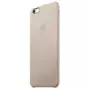 APPLE Coque cuir iPhone 6+/6S+ - Gris-rose