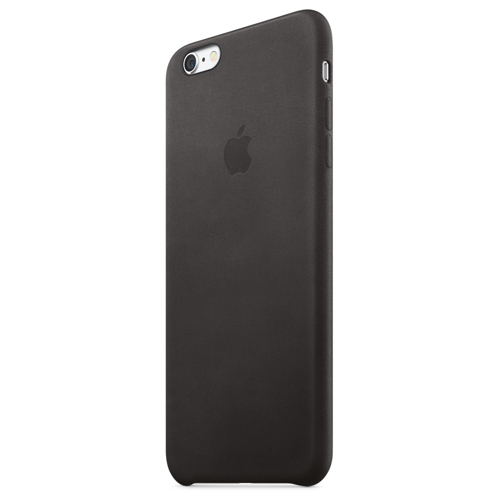 Voir la diapositive 7 : APPLE Coque cuir iPhone 6+/6S+ - Noir