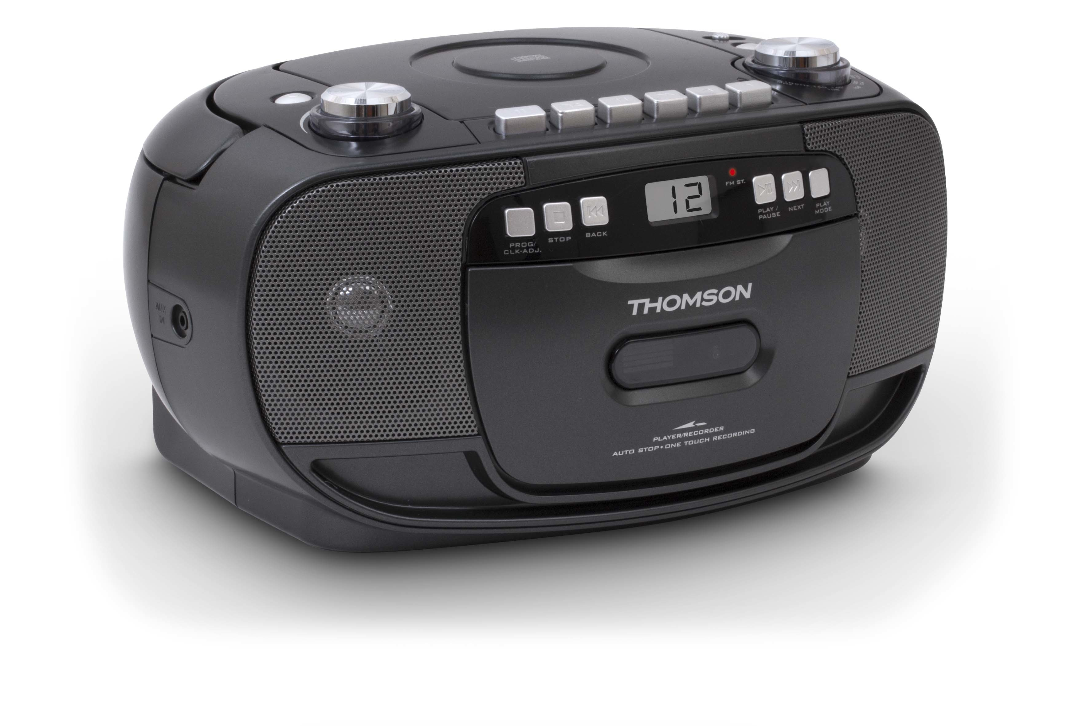 Voir la diapositive 2 : THOMSON Radio-cassette CD - Noir - RK200CD