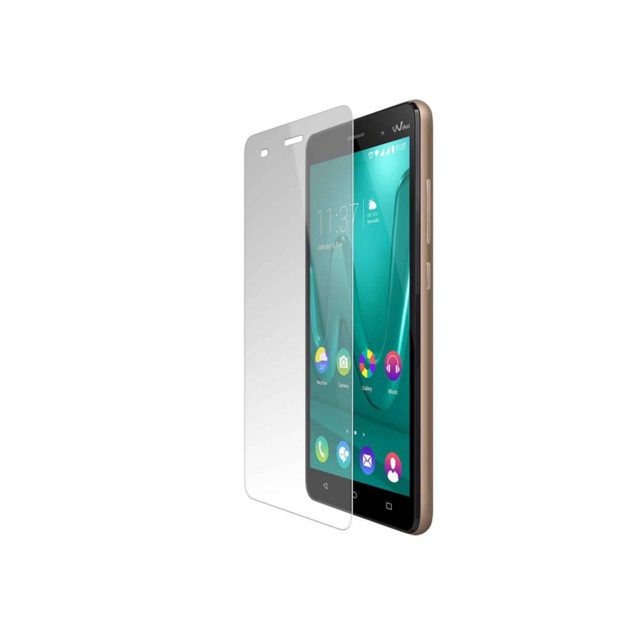 Verre Tactile / Numériseur Pour Wiko Lenny 3 - Écran De Rechange, Couleur Blanc