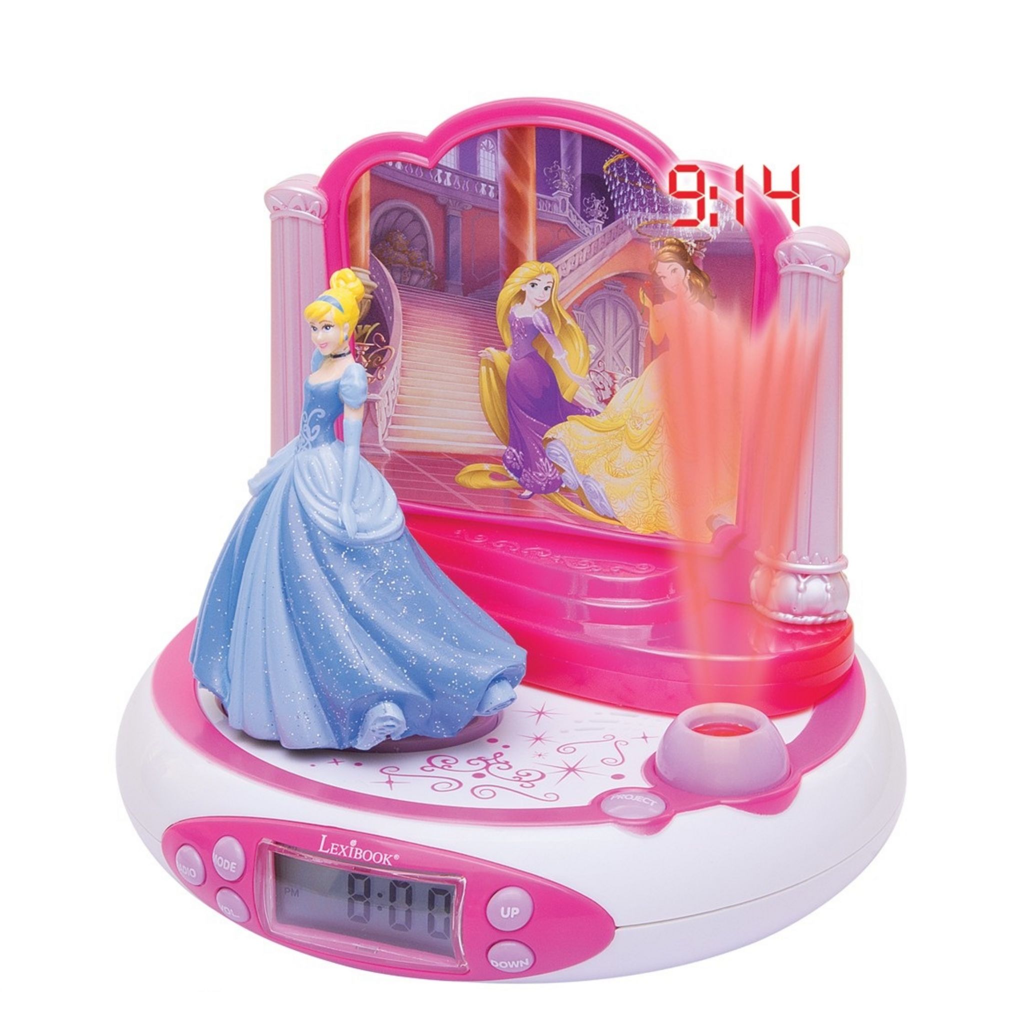 Voir la diapositive 2 : LEXIBOOK RP510DP Disney Princess - Rose et blanc - Radio réveil