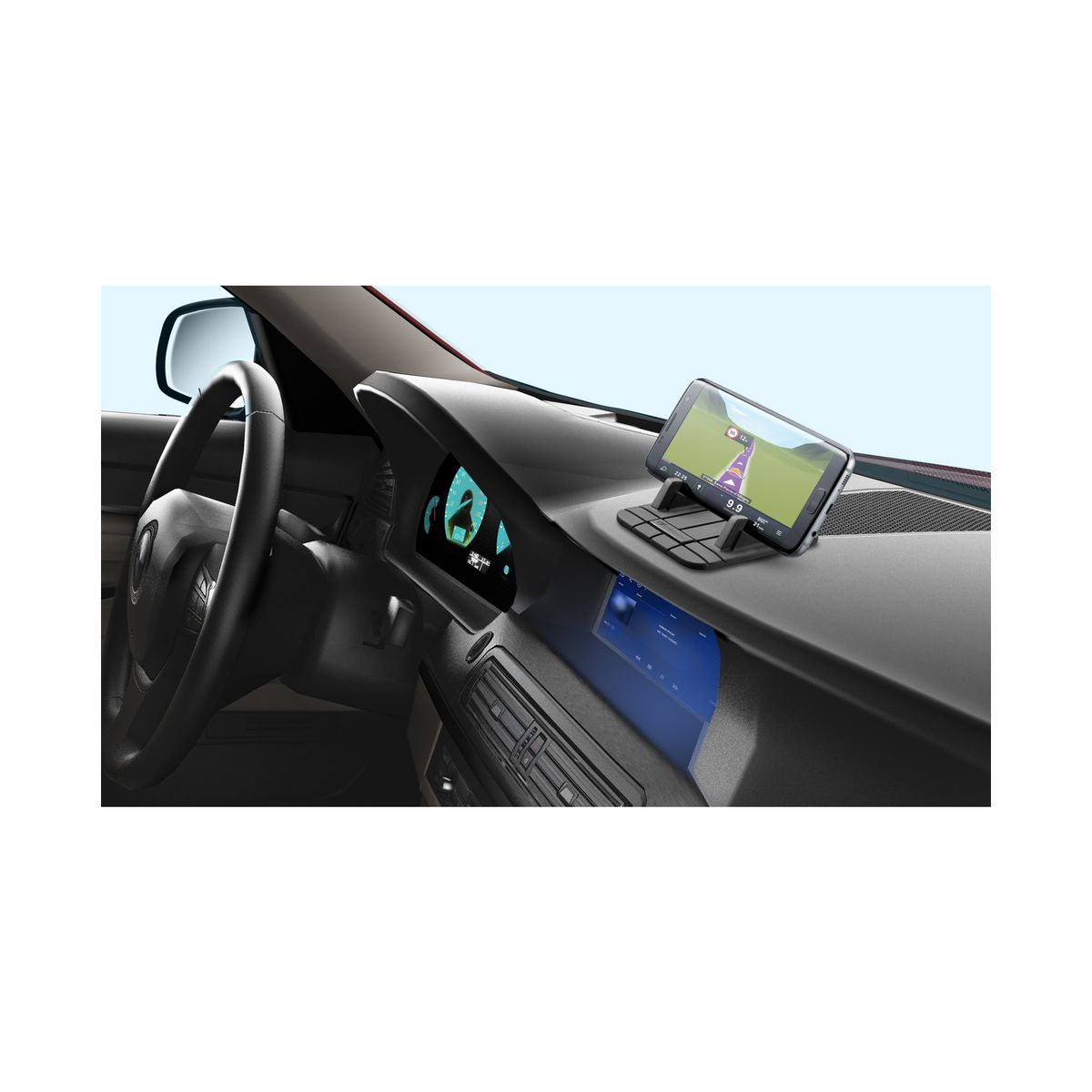 CELLULAR Support voiture universel pour smartphone - Noir