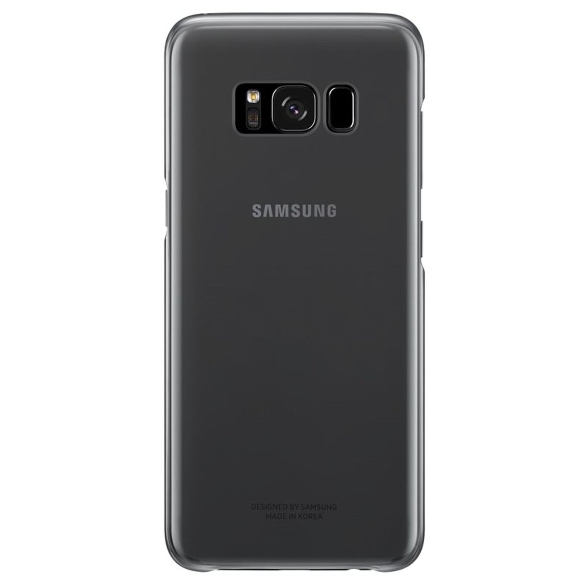 SAMSUNG Coque rigide EF-QG950CB pour Galaxy S8 - Transparent noir