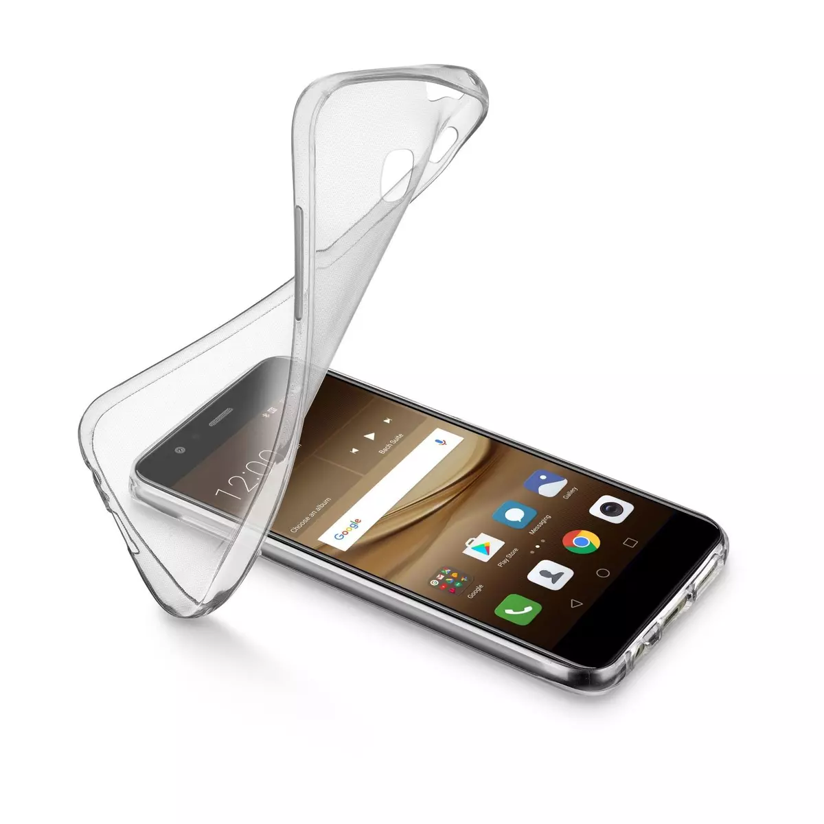 CELLULAR Coque arrière souple en silicone transparente pour Huawei P10 Lite
