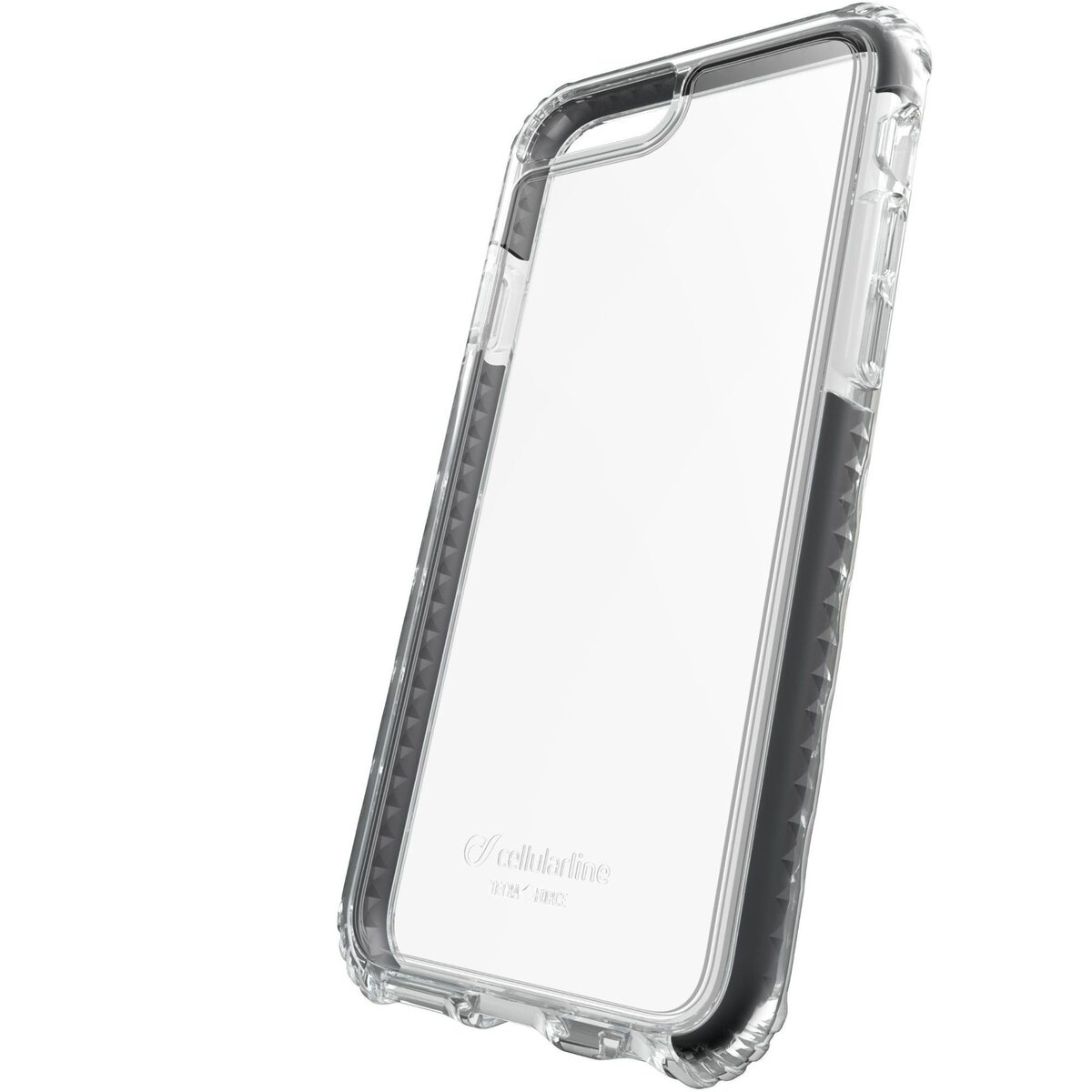CELLULAR Coque en silicone renforcée noir anti choc + arrière rigide pour iPhone 6S/6