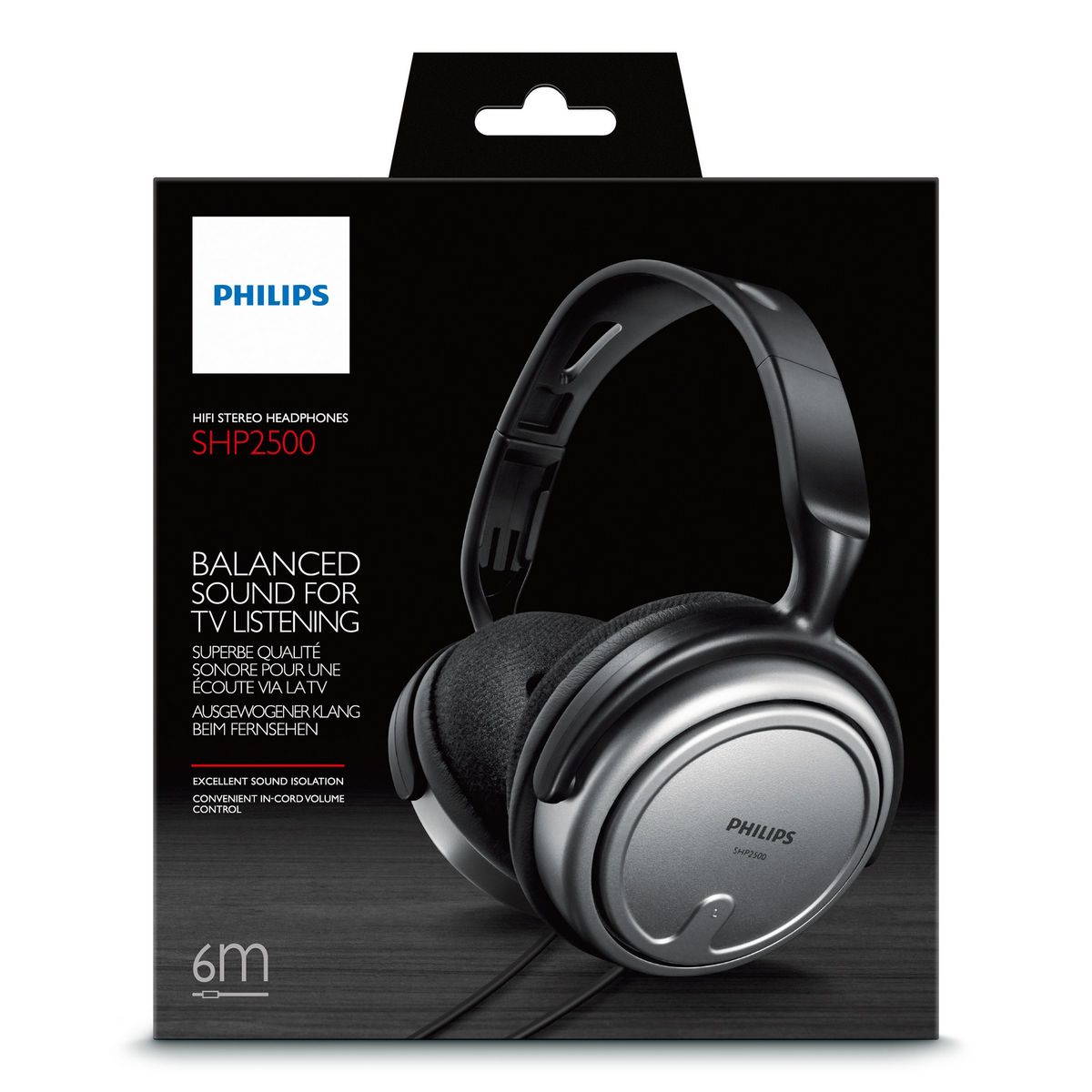 PHILIPS SHP2500/00 - Noir - Casque audio