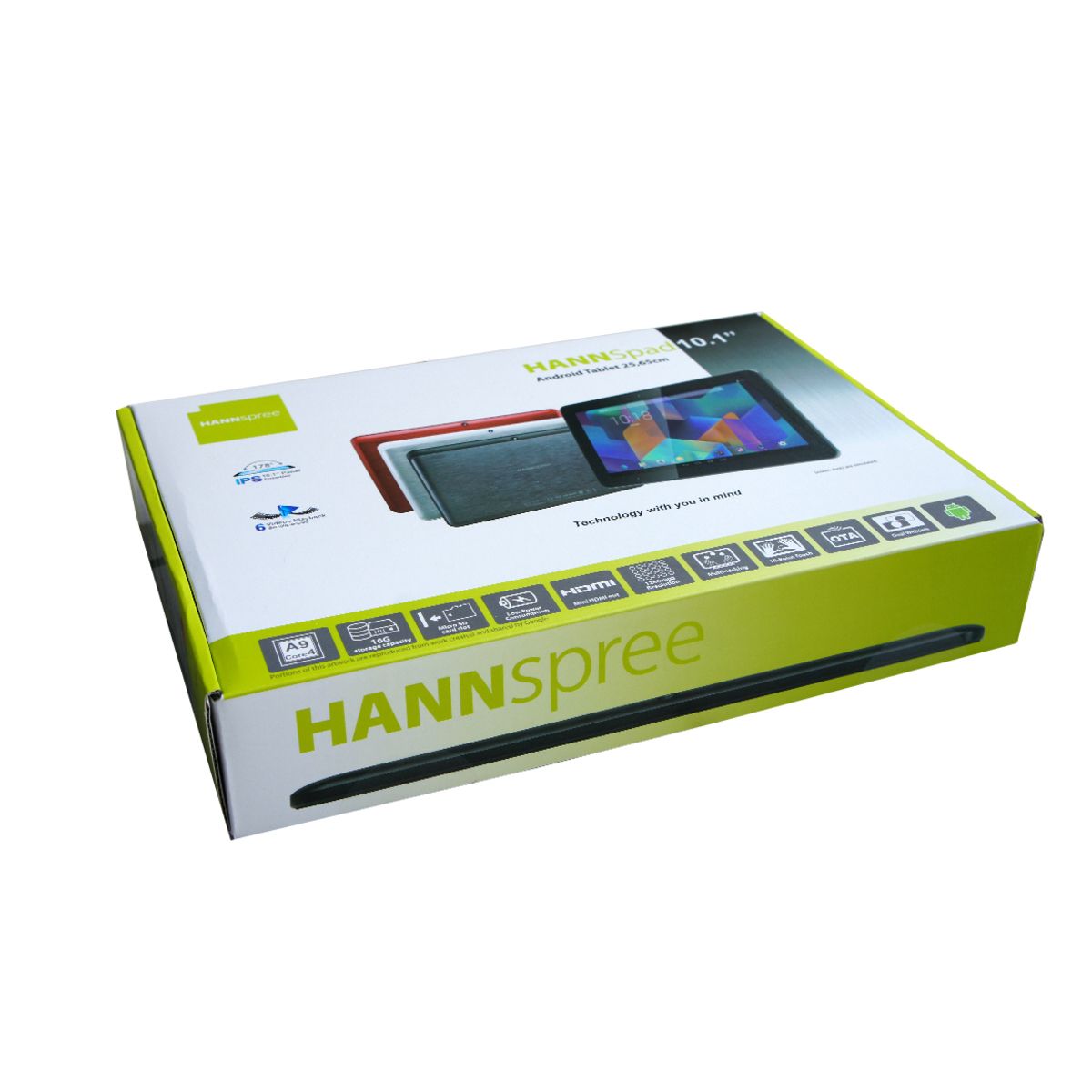 HANNSPREE Tablette tactile HANNSPAD T74W 10.1'' HD Blanc