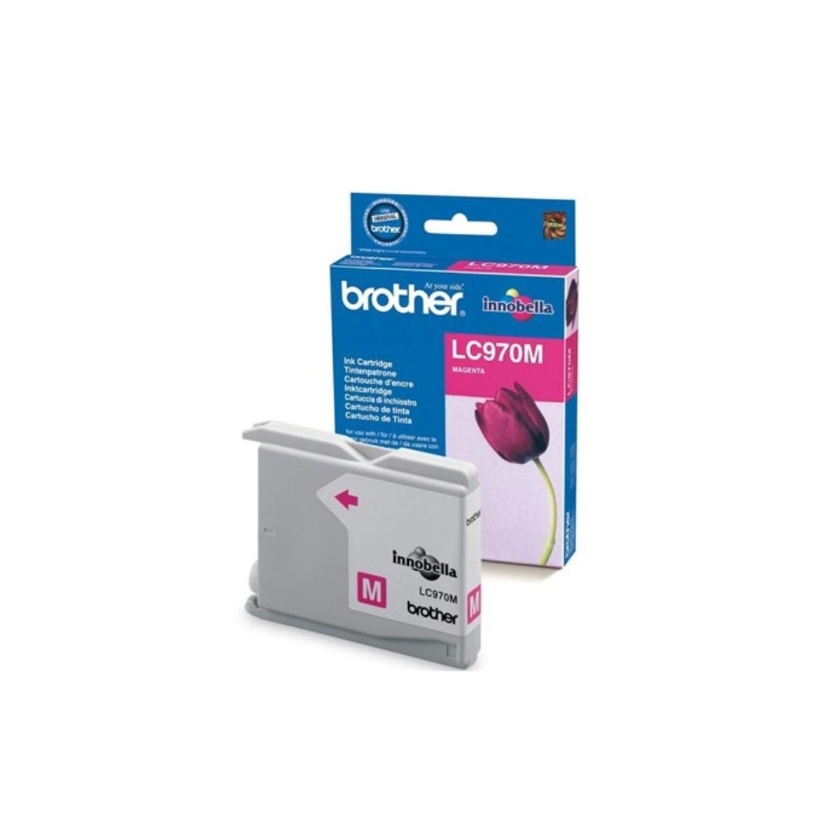 BROTHER Cartouche LC-970M CARTOUCHE MAGENTA BLIST