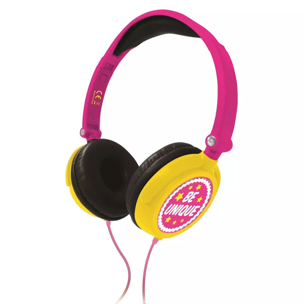 LEXIBOOK HP015SL - Rose et jaune - Casque audio