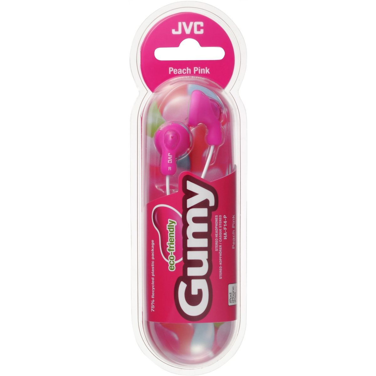 JVC Gumy HA-F14 - Rose - Ecouteurs