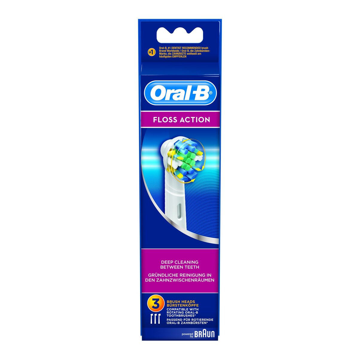 ORAL B accessoires electromenager EB25X3 Brossette Oral-B Floss Action