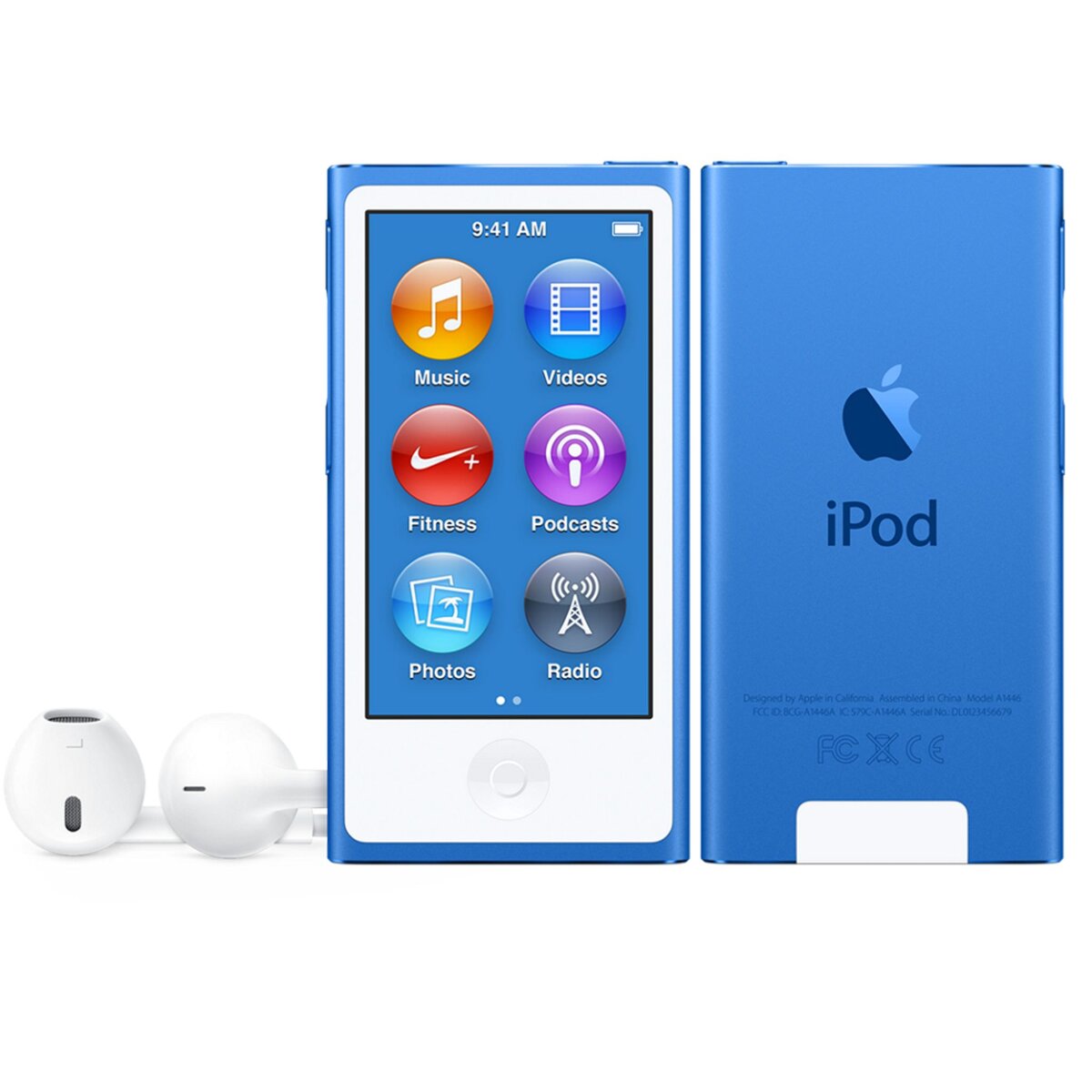 APPLE iPod Nano 16 Go - Bleu - Baladeur