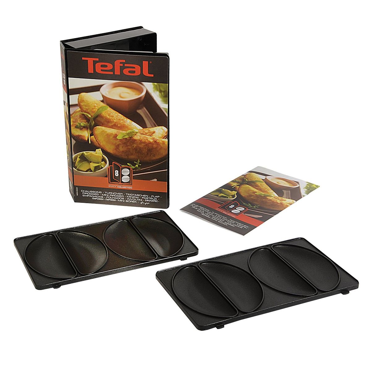 TEFAL Lot de 2 plaques à empanadas XA800812