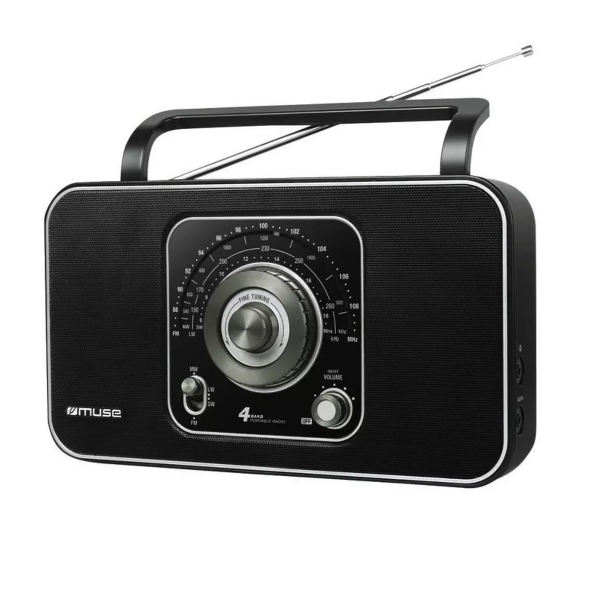 MUSE Radio portable - Noir M-068 R