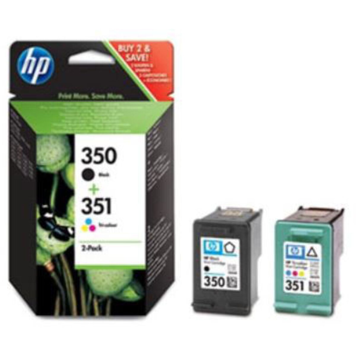 HP Cartouche Pack Noir / Tri-color 350/351