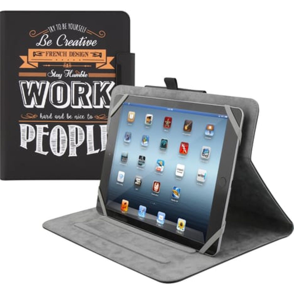 TNB Etui folio Univ Blackboard 360 pour tabalette 10"