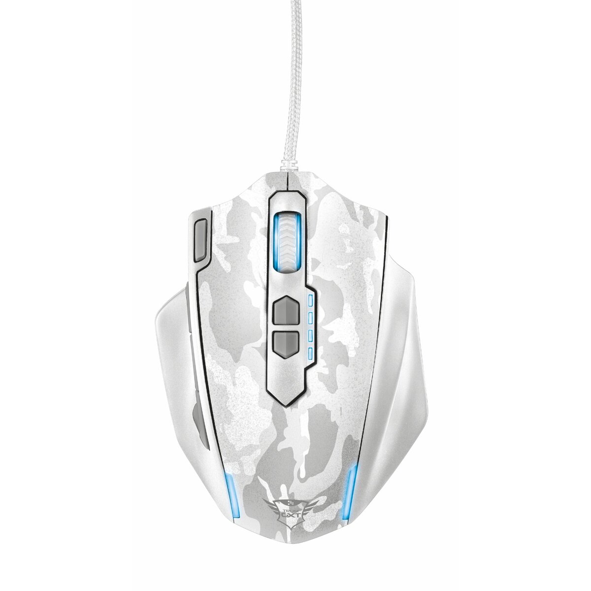 TRUST Souris gamer - Filaire - GXT 155W - Blanc camouflage