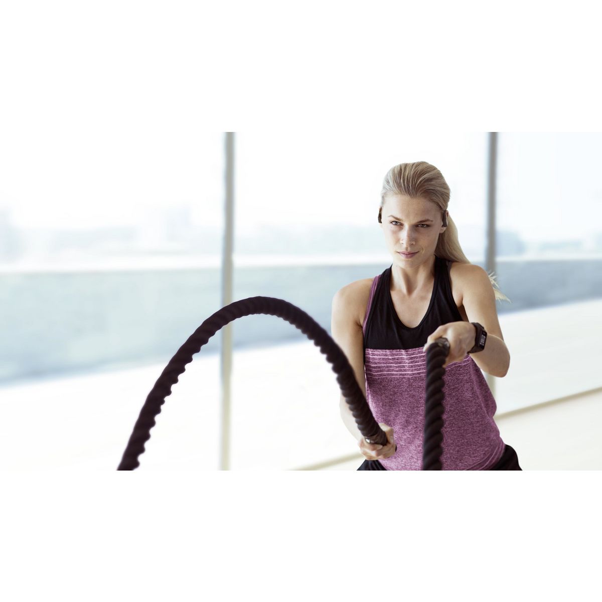 TOMTOM Montre connectée - Spark 3 Cardio - Noir - Taille L  