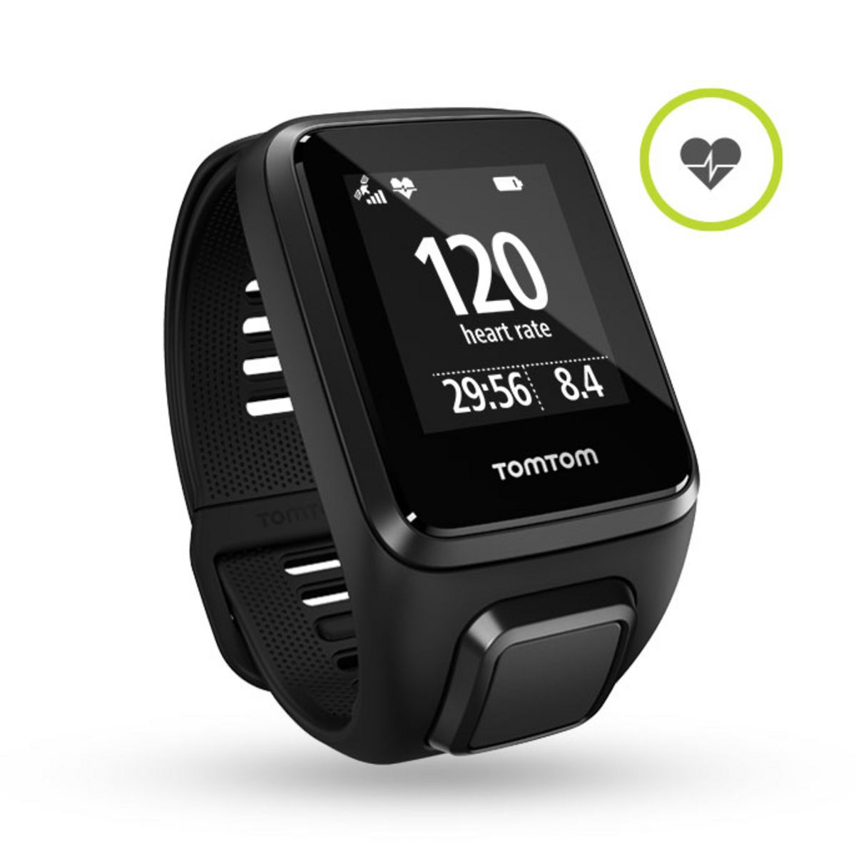 TOMTOM Montre connectée - Spark 3 Cardio - Noir - Taille Fin - Bluetooth
