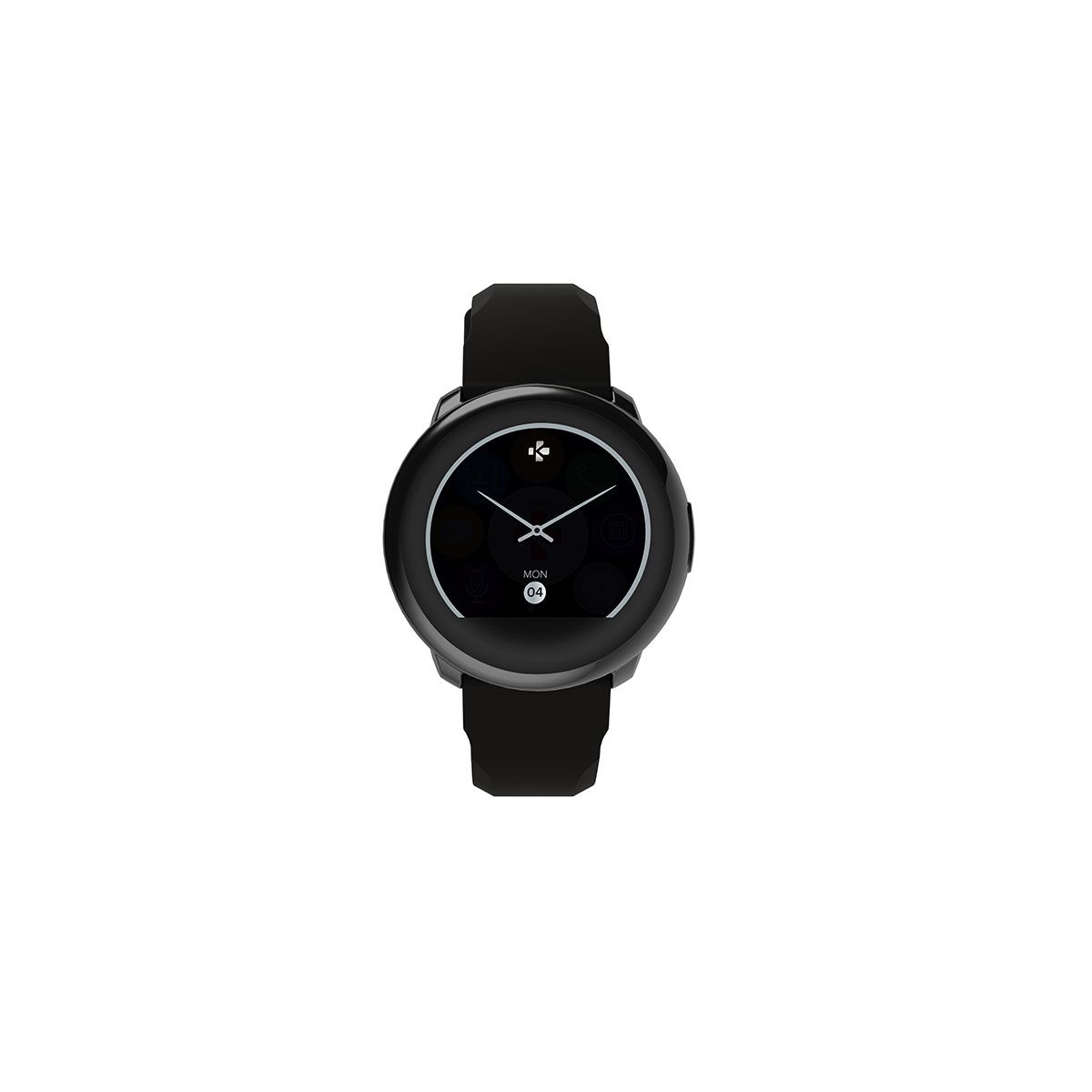 MYKRONOZ Montre connectée - ZeRound - Bluetooth - Noir