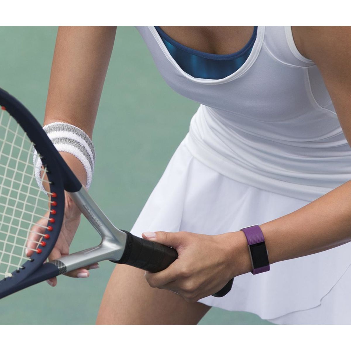 FIT BIT Bracelet connecté - Charge2 - Bluetooth - Violet - Taille S