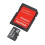 SANDISK Micro SDHC 16 Go + Adaptateur - Carte mémoire