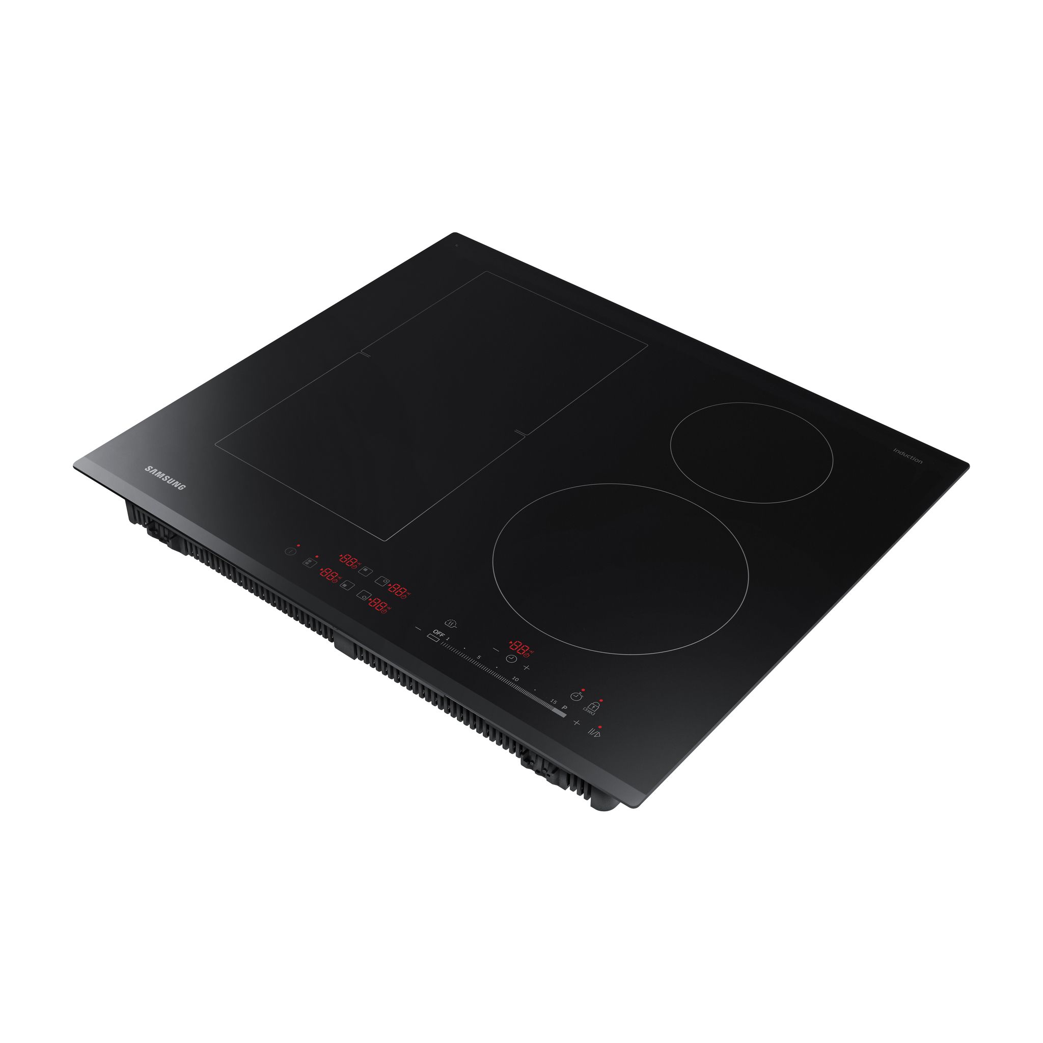 Voir la diapositive 2 : SAMSUNG Table de cuisson à induction NZ64K5747BK/EF, 60 cm, 4 Foyers