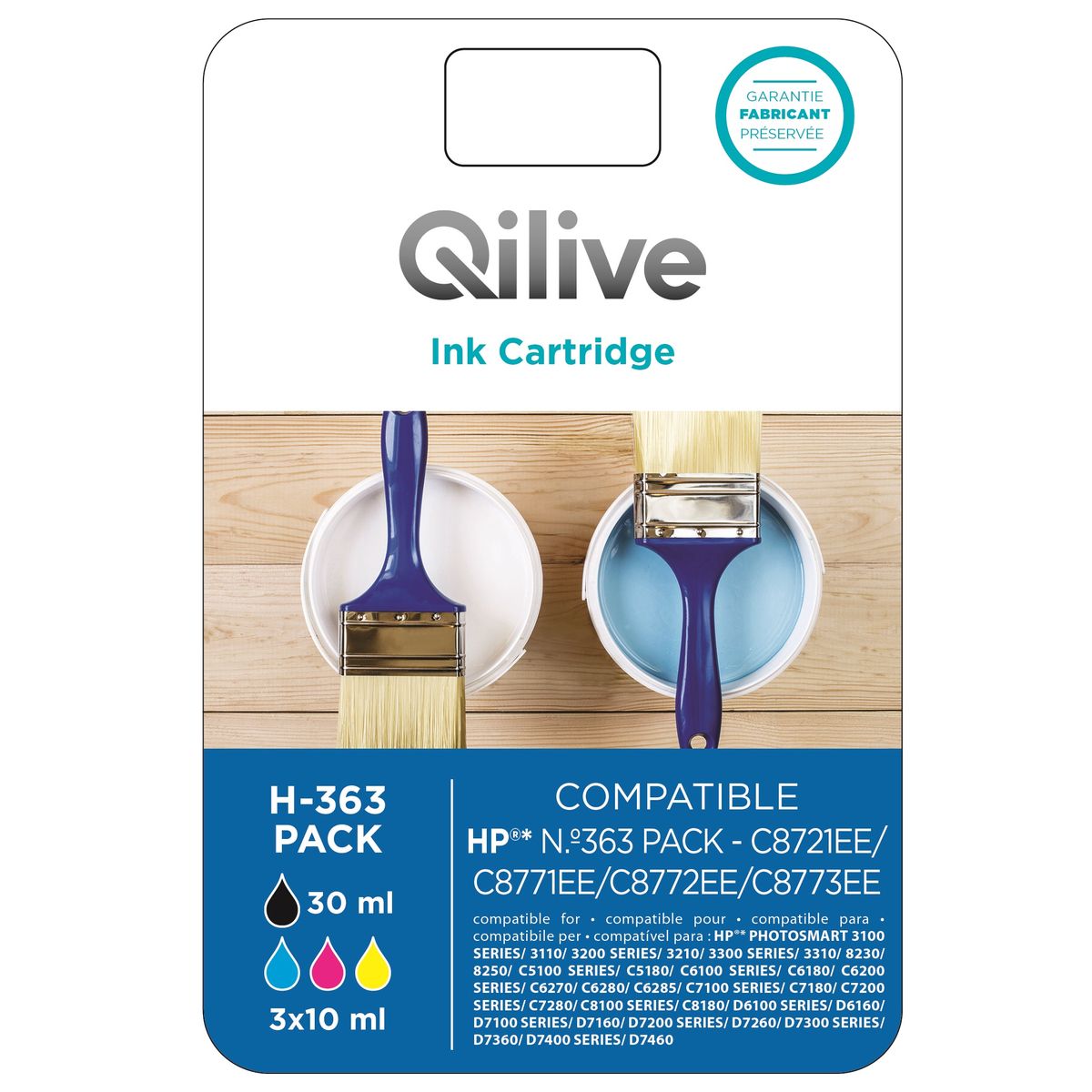 QILIVE Cartouche 4 Couleurs H-363 PACK