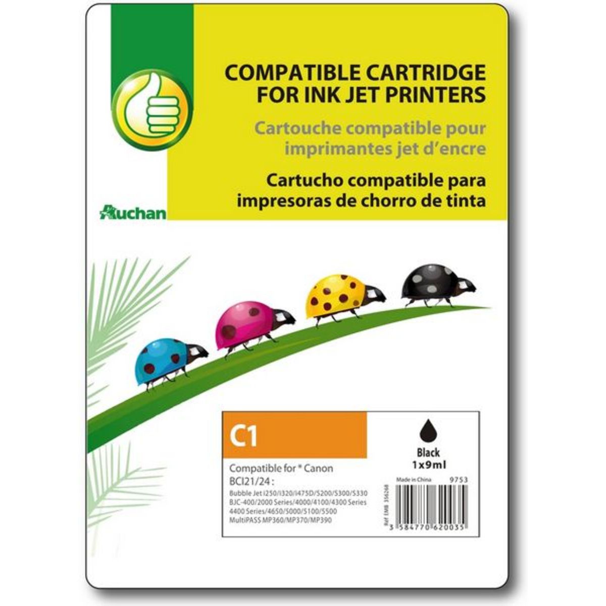 POUCE Cartouche GENERIQUE CANON BCI21/24 - C1